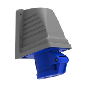 Bemis BC1-1403-2535 90 Derece Eğik Duvar Prizi | 16A Monofaze IP44 2P+E