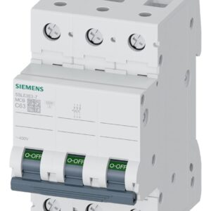 Siemens 5SL6363-7 63A C Tipi 3 Kutup 6kA Otomatik Sigorta